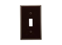 Cooper Eaton 5134B-BOX Wallplate 1G Toggle Nylon Brown | Durable & Reliable
