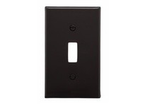 Cooper Eaton 5134BK-SP Wallplate 1G Toggle Nylon Black | Durable & Stylish