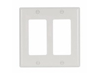 Cooper Eaton 5152W-BOX Wallplate 2G Decorator Nylon Std White | YarinInd