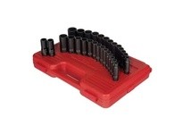 Sunex Tools 5153DD 1/2" Dr. SAE & Metric Double Deep Impact Socket Master Set | Durable & Reliable