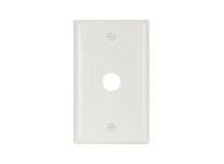 Cooper Eaton 5159W-BOX Wallplate 1G W/.625" Hole Nylon White | Durable & Reliable