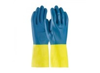 52-3671/S Assurance Unsupport Neo/Latex Bl/Ywl 28 Mil 12 In Flock HComb