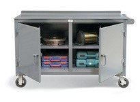 StrongHold 52.7-DSTC-302CA Industrial Tool Cart 60x30x31 2 Shelves