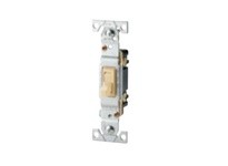 Cooper Eaton 5221-7V-BU Switch CO/ALR Toggle SP 15A 120V Grd Ivory | Reliable Electrical Supplies