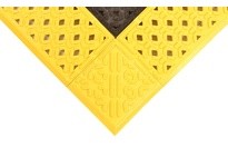 NoTrax 522H4296BY 522 Cushion-Lok with Grip-Step Heavy Duty 42X96 Black/Yellow