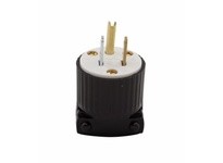 Cooper Eaton 5266 Plug 15A 125V 2P3W Str Poly BW | YarinInd
