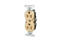 Cooper Eaton 5270V-BU Receptacle CO/ALR Duplex 15A 125V | Durable Ivory Outlet