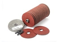 United Abrasives SAIT 52736 Economical Fiber Disc AO Aluminum Oxide - Bulk Packaging (100 PCS per Spindle) Diameter 7" Arbor 7/8