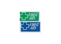 Durham 529-D830 GREEN FIRST AID LABEL