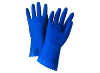 52L100/8 West Chester 18 Mil 12" Unlined Blue Latex Glove WCPG