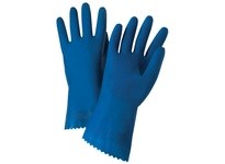 52L100/9 West Chester 18 Mil 12" Unlined Blue Latex Glove WCPG
