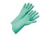 52N104/10 PosiGrip 18 Mil 13" Premium Flock Lined Green Nitrile Glove | YarinInd