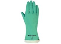 MCR 5331S Green Flock Lined Nitrile Gloves | Durable & Reliable