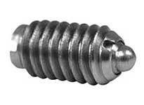 Te-Co 53503X Short Spring Plungers - Standard Travel - SS Body, SS Nose, 1/4-20 Thread Size, 303 Stainless Steel Body Material, 