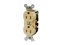 Hubbell Wiring 5352AR RCPT DUP SB HUBPRO 20A 125V SF RD | YarinInd