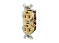 Hubbell Wiring 5362GYWR HUBBELL PRO WR RECPT DUP 20A 125VGY | Durable Electrical Outlet