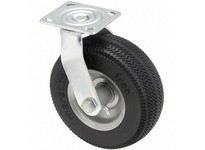 53CM46 Plate Caster with Flat-Free Wheels Swivel 300 lb | Durable & Reliable