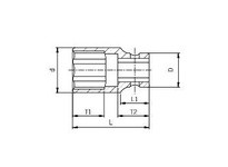 Sunex Tools 541M 1" Dr. 41mm Impact Socket | YarinInd