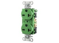 Hubbell Wiring 5462GN HUB PRO FINDER FACE 20A 250V 5-20RGN