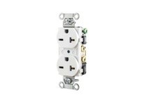 Hubbell Wiring 5462WHI HUB PRO FINDER FACE 20A 250V 5-20RWH | Industrial Supplies