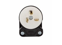 Cooper Eaton 5466AN Plug Angle 20A 250V 2P3W Str Poly BW | YarinInd