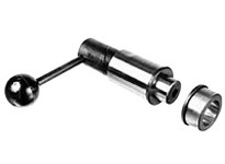 Te-Co 54947 Rotary Cam Operated Straight Index Plungers, 2.0150" - 2.0200" Diameter (A), 2.188" Diameter (B), 3/16" Length (J), 