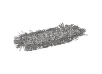 Vikan 549625 Mop Head Damp 14.5" x 4.5" PES/CV/Microfiber
