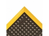 NoTrax 549S3864YB Rubber Drainage Mat | Safety Stance 38"x64" Yellow/Black