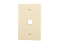 Cooper Eaton 5510V-MSP Wallplate 1 Port Modular MidSize Ivory