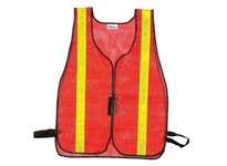 Hanson 55125 Glow Orange Safety Vest | Reflective Mesh Vest