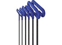 55166 6pc. MM w/Pouch 6" Arm Cushion Grip Hex T-Key Set | YarinInd