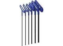 55196 6pc. MM w/Pouch 9" Arm Cushion Grip Hex T-Key Set | YarinInd