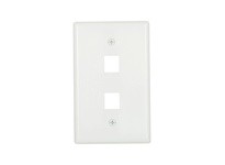 Cooper Eaton 5520W-MSP Wallplate 2 Port Modular MidSize White