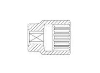 Sunex Tools 5530 #5 Spline Dr. 1-1/2 x 13/16" Combination Budd Whe