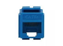 Cooper Eaton 5547-5EBL Jack Modular CAT 5e RJ45 Data Blue