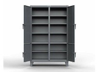 StrongHold 56-4D-248 Industrial Locker with 4 Compartments 60x24x72 8 Shelves
