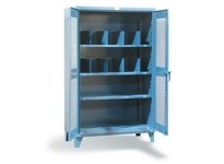StrongHold 56-V-241-2APH-10VD Ventilated Cabinet with Vertical Dividers | Durable Storage Solution