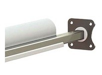 Flexco 56014 FGP Food Grade Precleaner, 42" Blade Width, White Food-grade UHMW Blade Material, 63D Shore Hardness Blade Duromete