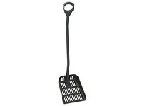 Vikan 56049 Ergonomic Shovel Large Sieve Black