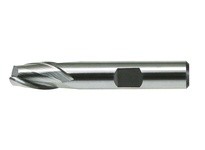 DRILLCO 560A250 25.0x1" 2-Flute Finishing End Mills High Speed Steel Bright Regular Length Single End