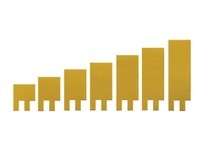 Flexco 56148 Segmented Transfer Plates, 24" Belt Width, 10" Transfer Width, Horizontal to Horizontal or Waterfall ApplicationsSe