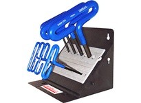 56168 8pc. MM w/Stand 6" Arm Cushion Grip Hex T-Key Set 6 Inch Series