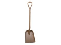 Vikan 562566 Shovel One Piece D-Grip 40.5" PP Brown | YarinInd