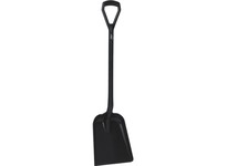 Vikan 56259 Shovel One Piece D-Grip 40.5" PP Black