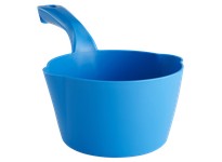 Vikan 56813 Scoop Round 32 oz. PP Blue