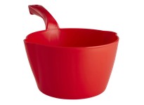 Vikan 56824 Scoop Round 64 oz. PP Red