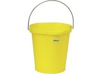Vikan 56866 Pail 3 gal. PP/SS Yellow | YarinInd