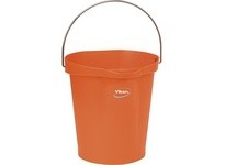 Vikan 56867 Pail 3 gal. PP/SS Orange