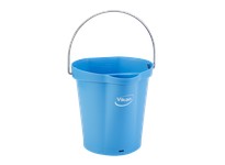 Vikan 56883 Pail 1.5 gal. PP/SS Blue | Industrial Cleaning Supplies
