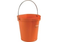 Vikan 56887 Pail 1.5 gal. PP/SS Orange